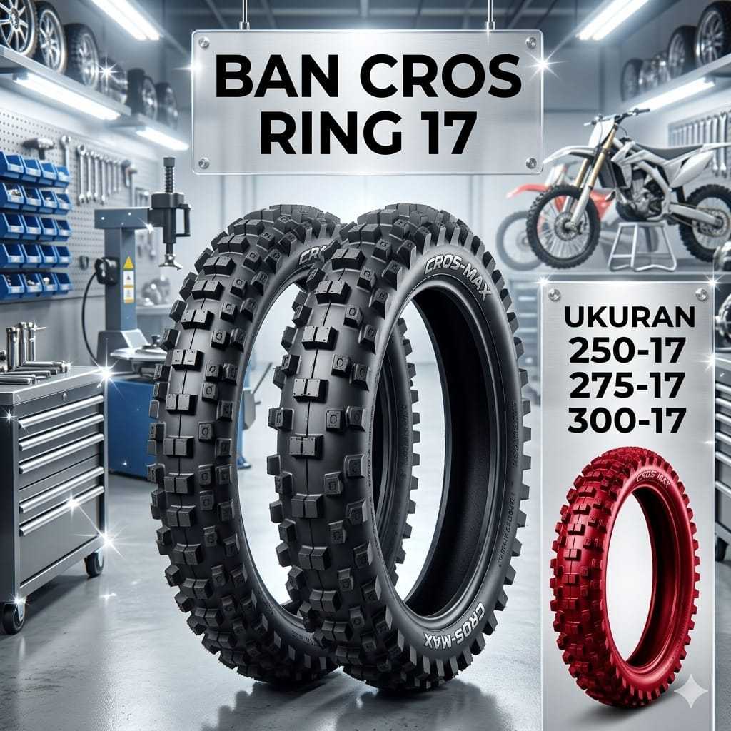 Jual promo!!! Ban Cross ring 17 ukuran 250, 275, 300 ban cros supra ...