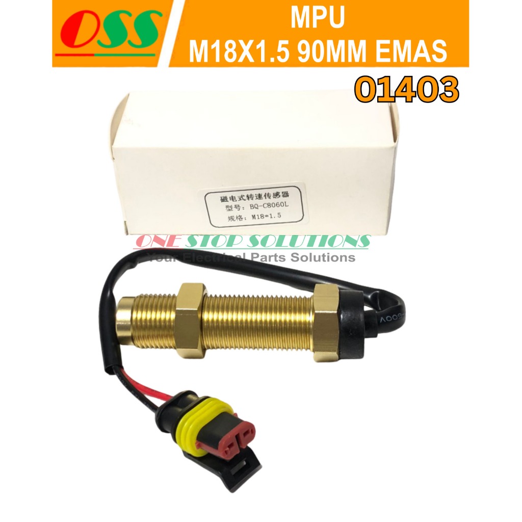 Jual MPU M18X1.5 90A MAGNETIC PICK UP UNIT SPEED SENSOR SWITCH RPM ...