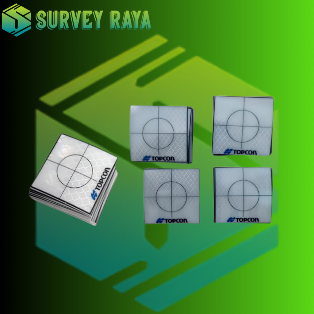 Jual Sticker Target Topcon / Survey Reflector Sheet Reflective Tape ...