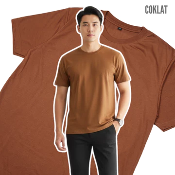 Kaos Polos Pria Wanita Cotton Combed Premium Lengan Pendek Premium Kaos Pria Baju Kaos Pria