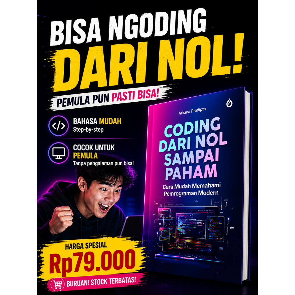 Jual Buku Belajar Coding dari Nol untuk Pemula | Panduan Pemrograman ...