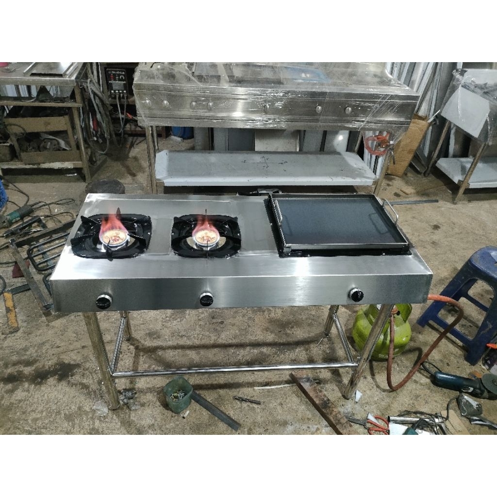 Jual kompor roti bakar + 2 tungku | Shopee Indonesia