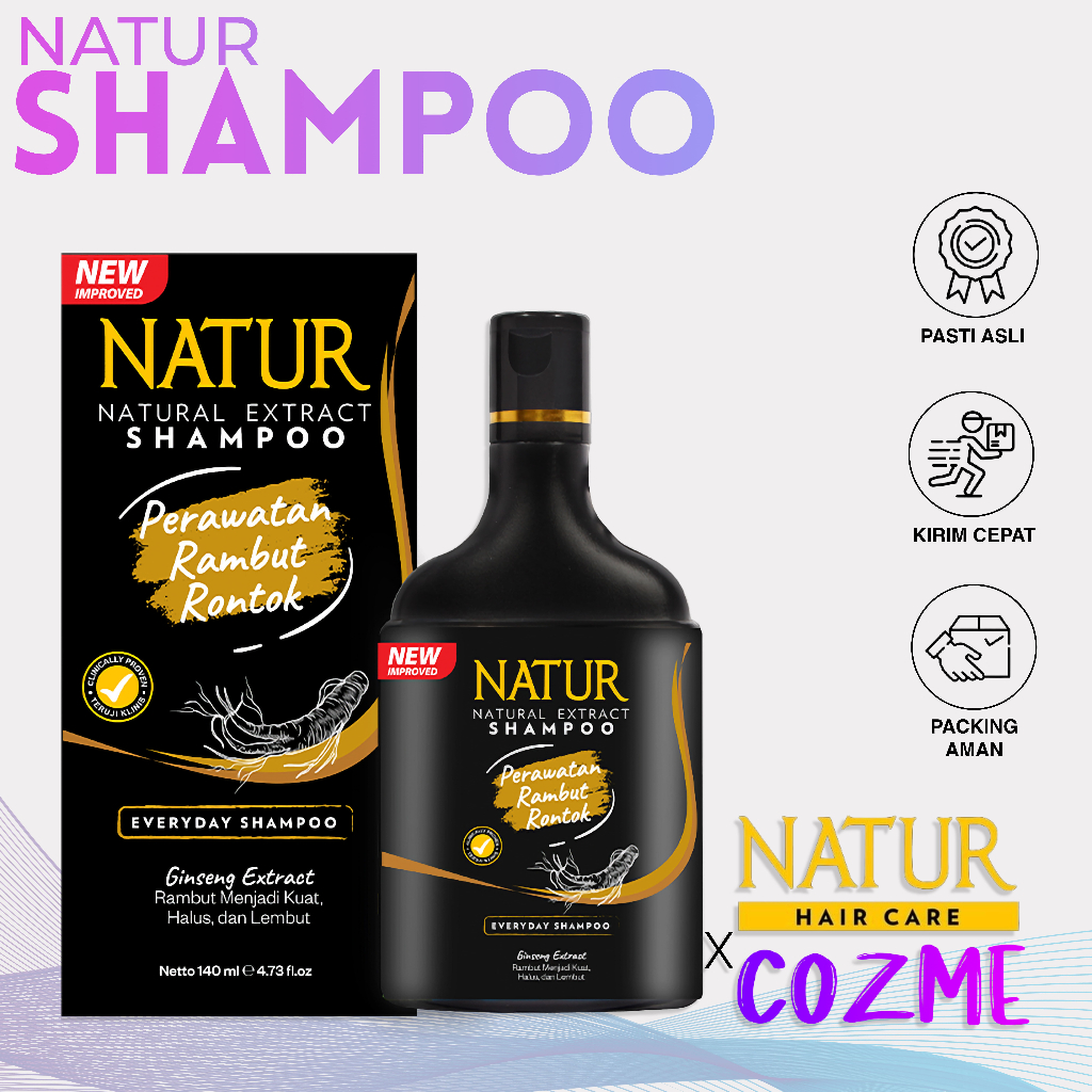 NATUR Shampoo Ginseng Anti Rontok