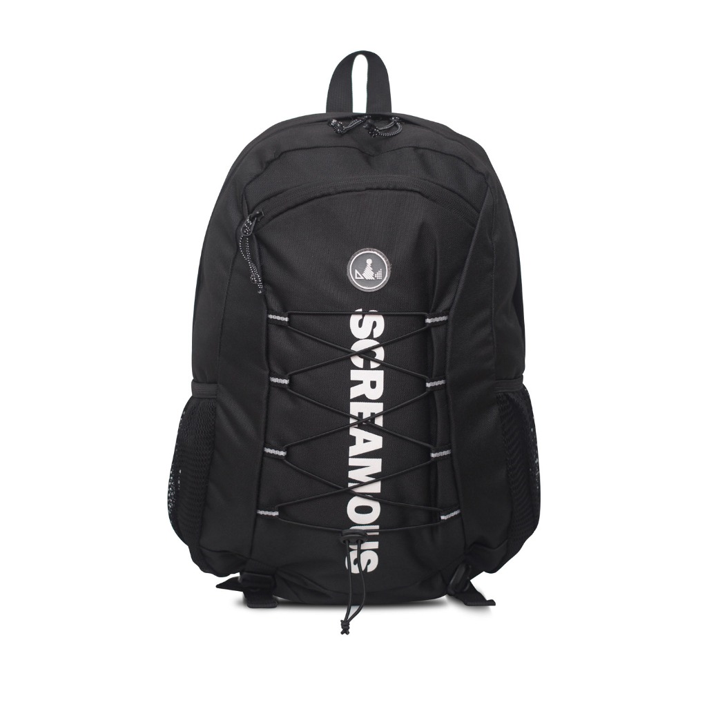 Jual Screamous Tas Backpack GLOVIN BLACK ON BLACK | Shopee Indonesia