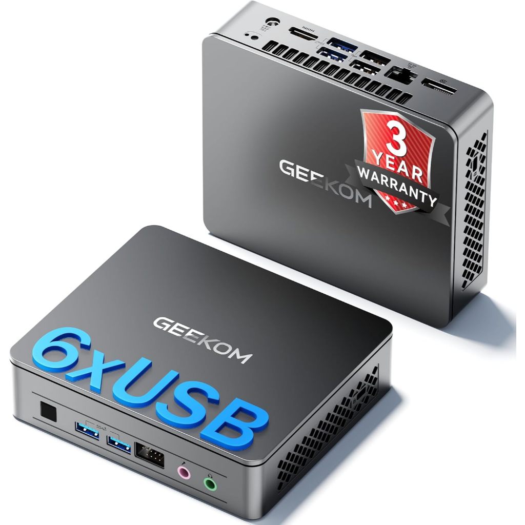 Jual GEEKOM Mini PC Air12 Lite 12th Gen Intel N95 (15W TDP),8GB