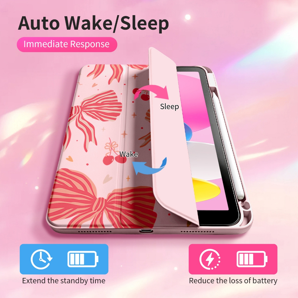 Jual Casing Bow-Pink Untuk Case IPAD iPad 11 inci A16 2025 Generasi ke ...