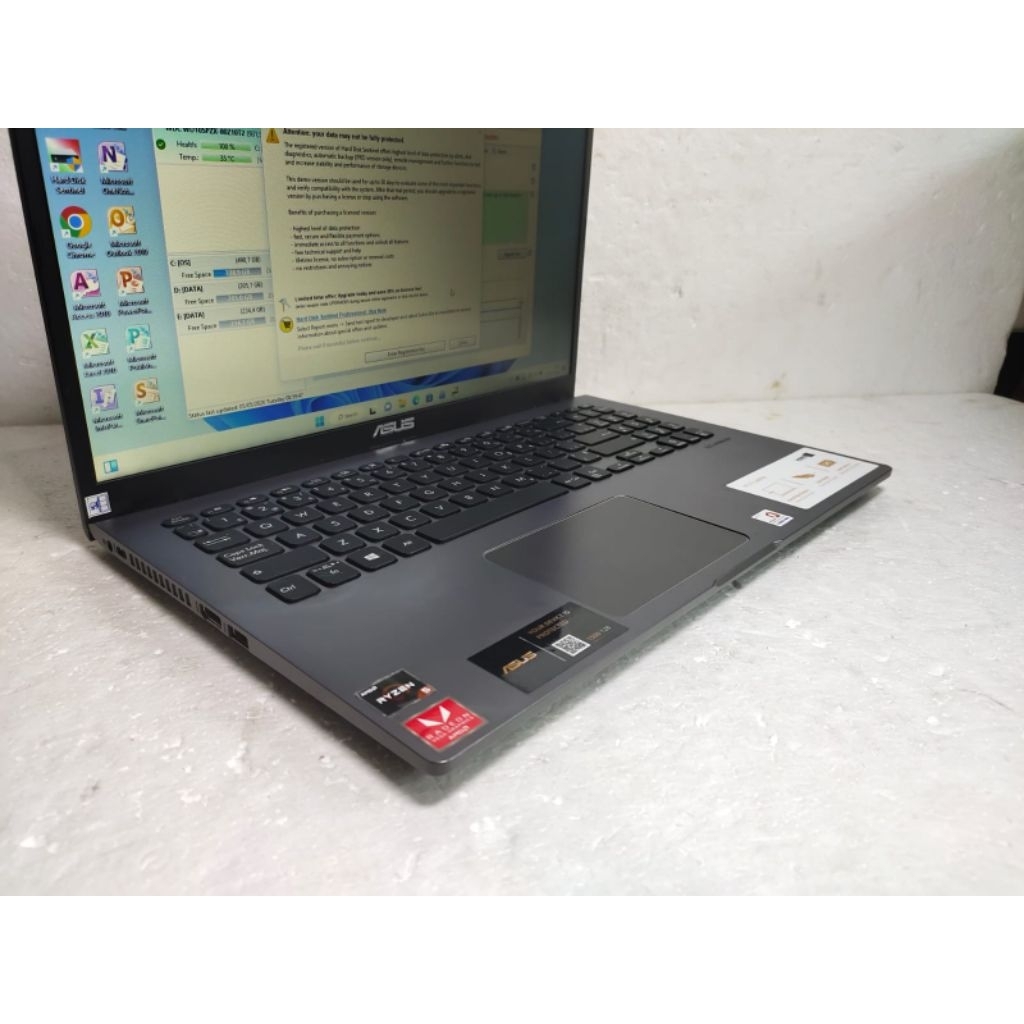 Jual B684 Laptop Asus M509D AMD Ryzen 5-3500U Ram 12GB hdd 1000GB Siap ...