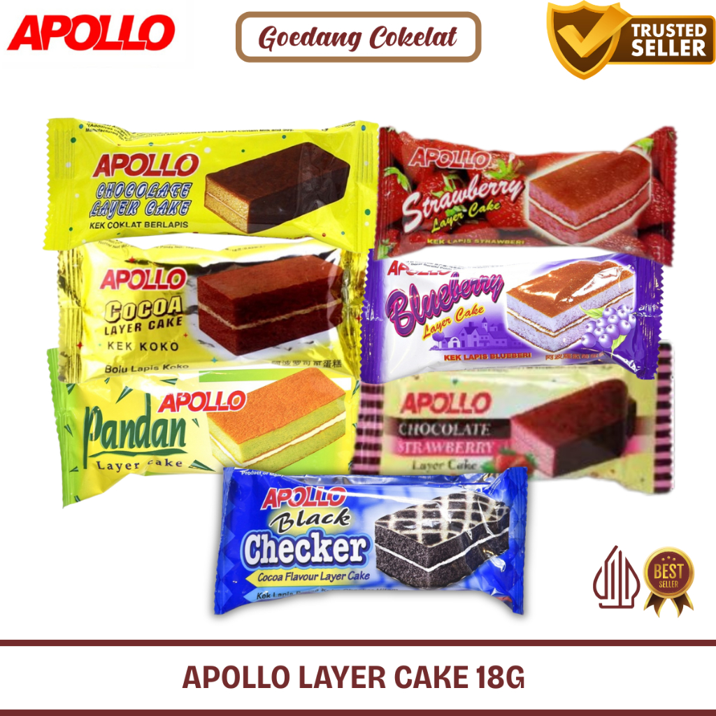 Jual Apollo Layer Cake Black Forest Checker Cocoa Bolu Lapis Rasa ...