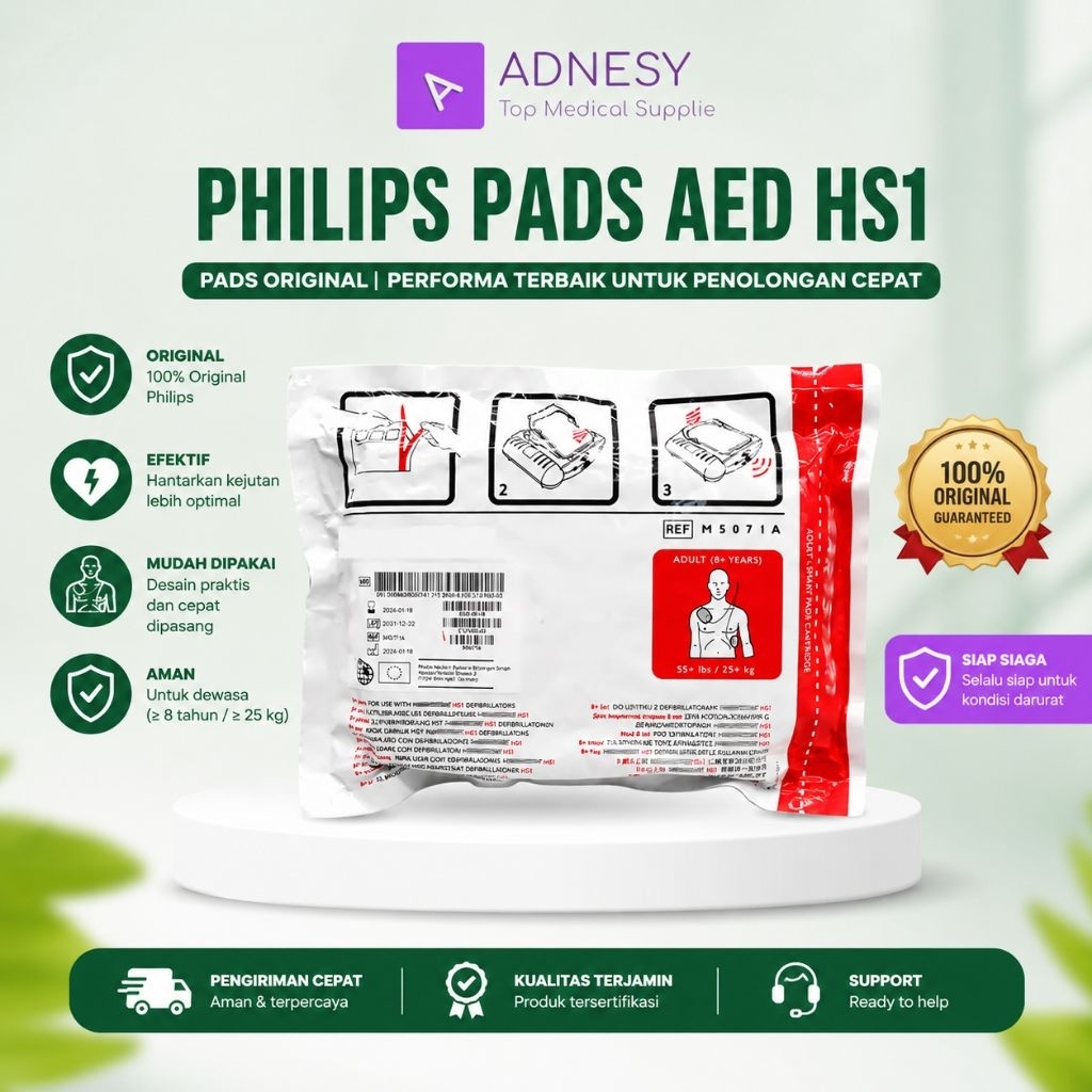 Jual Philips Heartstart Pads Aed Onsite, Hs One Hs 1 / Pads Aed Hs one ...