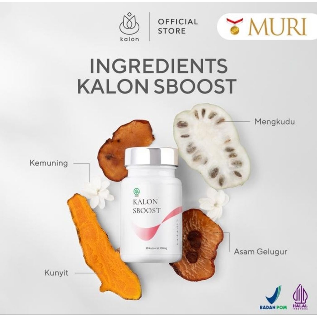 Jual KALON PAKET HEMAT A Kalon Teh Hijau & Kalon SBOOST Premium isi 30 ...