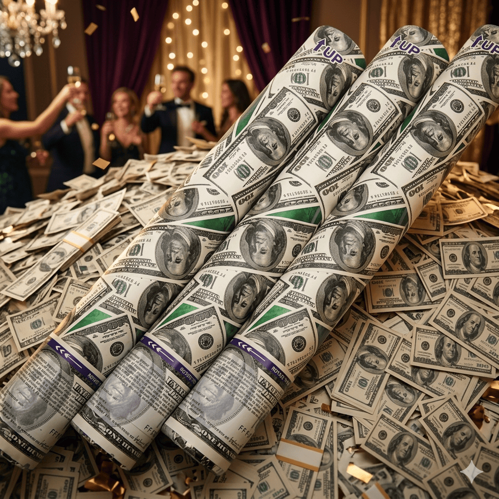 Jual CONFETI DOLLAR PARTY | HUJAN DOLLAR PARTY ( ISI SERPIHAN UANG ...