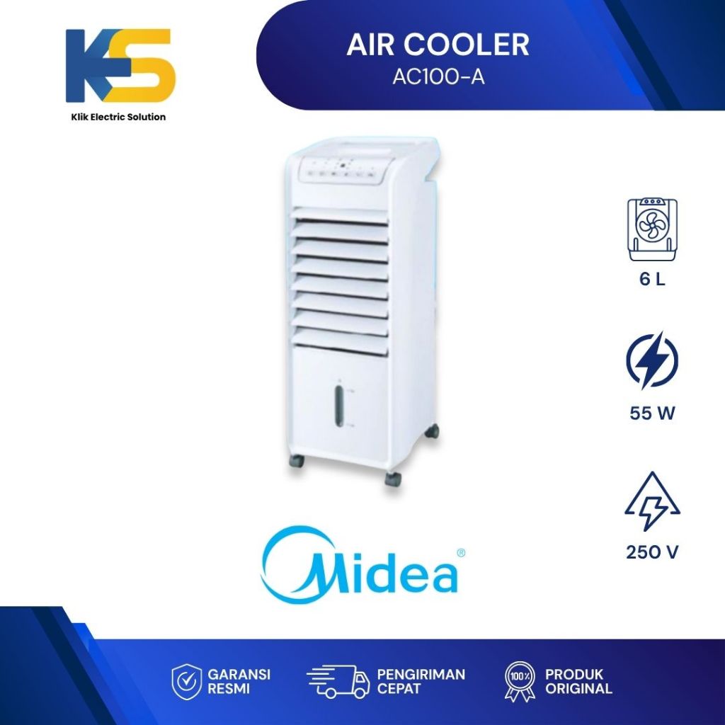 Jual K.E.S - Midea Air Cooler AC-100A 6 Liter Penyejuk Ruangan Midea ...