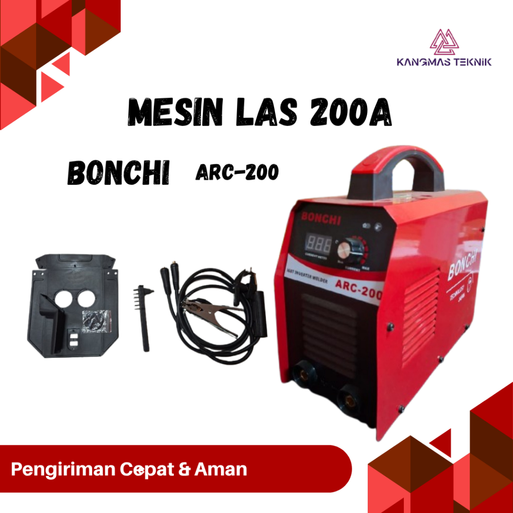 Jual MESIN LAS BONCHI ARC 200 JAPAN TECHNOLOGY / LAS BONCHI ARC 200 ...