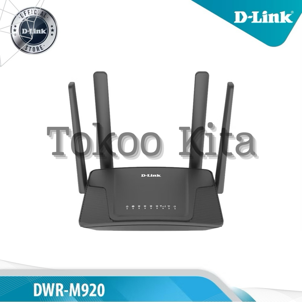 Modem Wifi D-Link DWR-M920 4G LTE Cat 4 Router With Failover Wireless