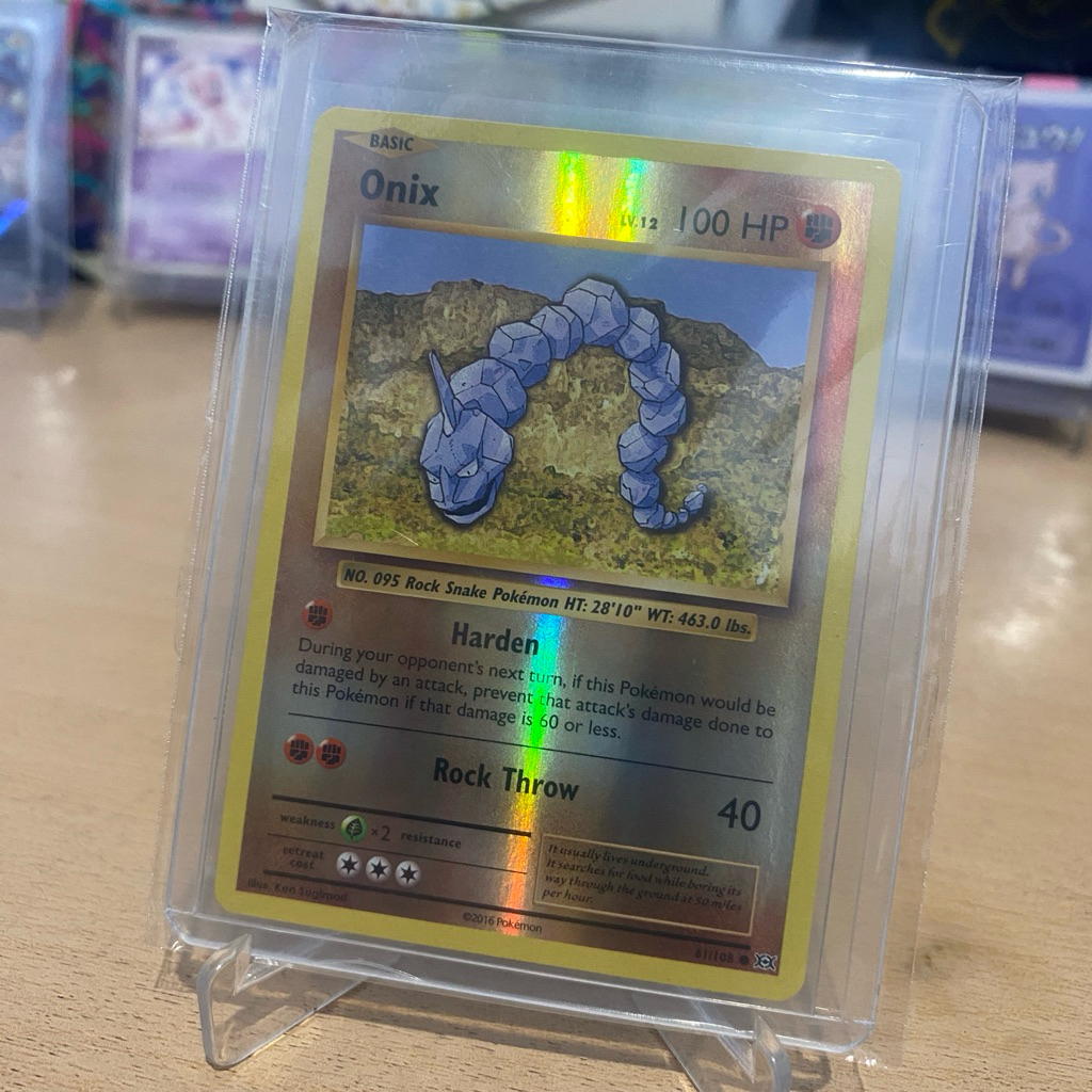 2016 onix pokemon card value Onix 61/116 main image 1