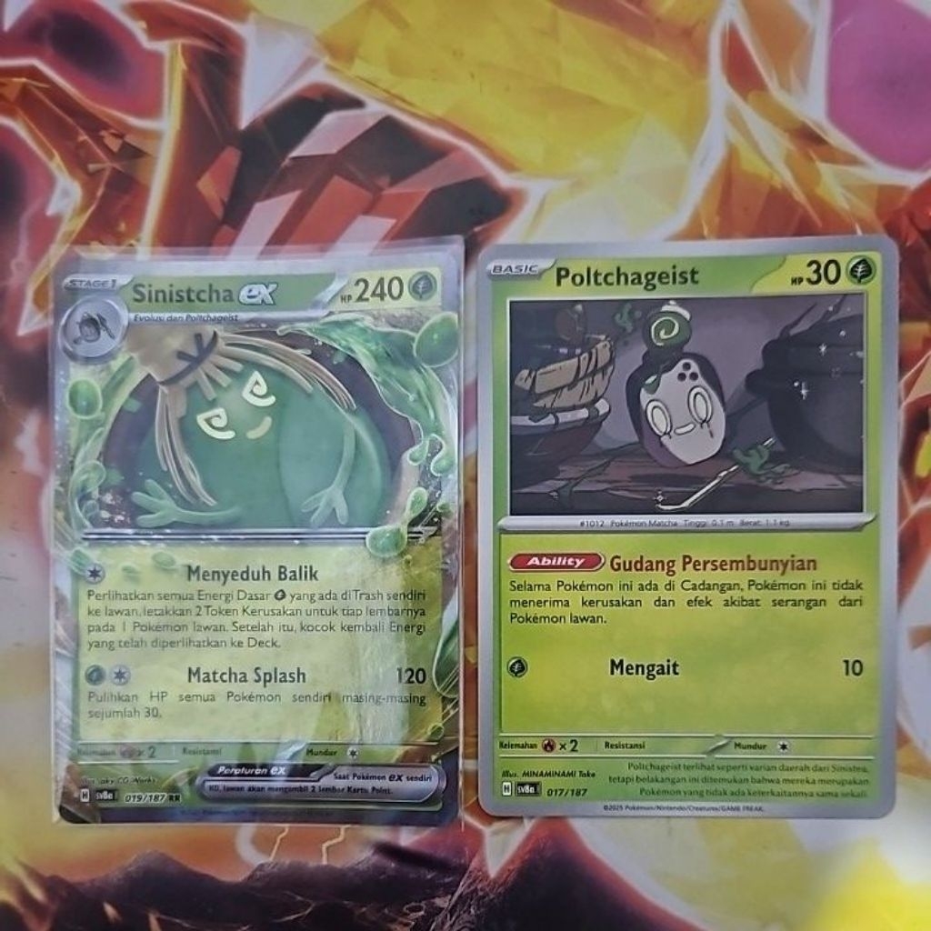 Jual kartu pokemon tcg indonesia festival terastal sv8a sinistcha ex ...