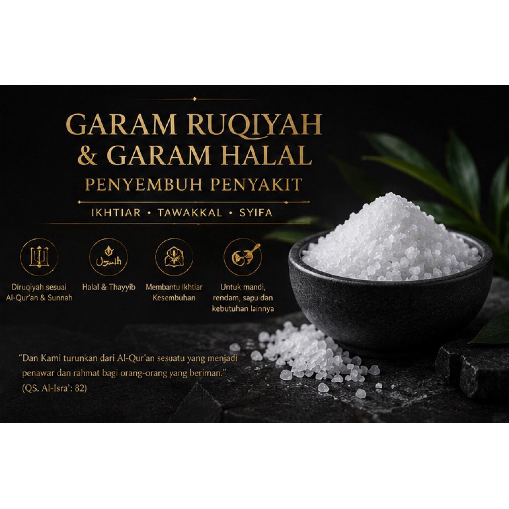 Jual Garam Ruqiyah Halal Salt Pure | Shopee Indonesia