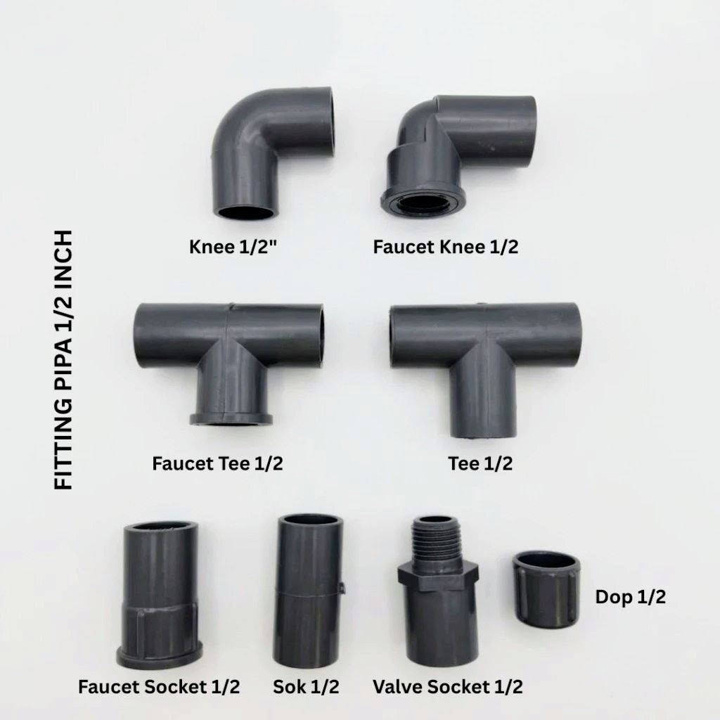 Jual Sambungan Pipa PVC Bentuk T Te 1/2 x 3/4 Inc Sok Drat Dalam / SDD ...