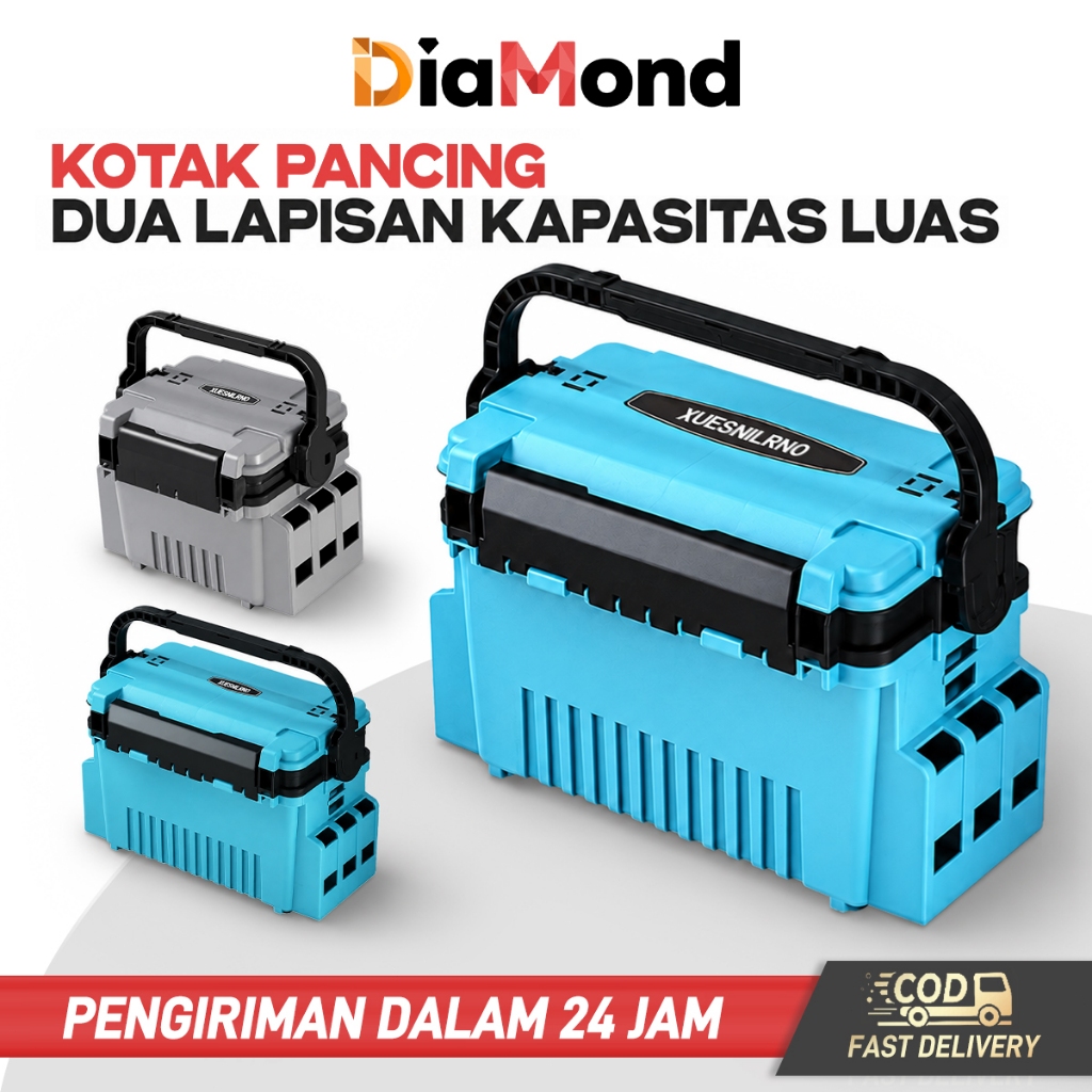 Jual Kotak Peralatan Pancing Tackle Box Box Alat Pancing Kapasitas ...