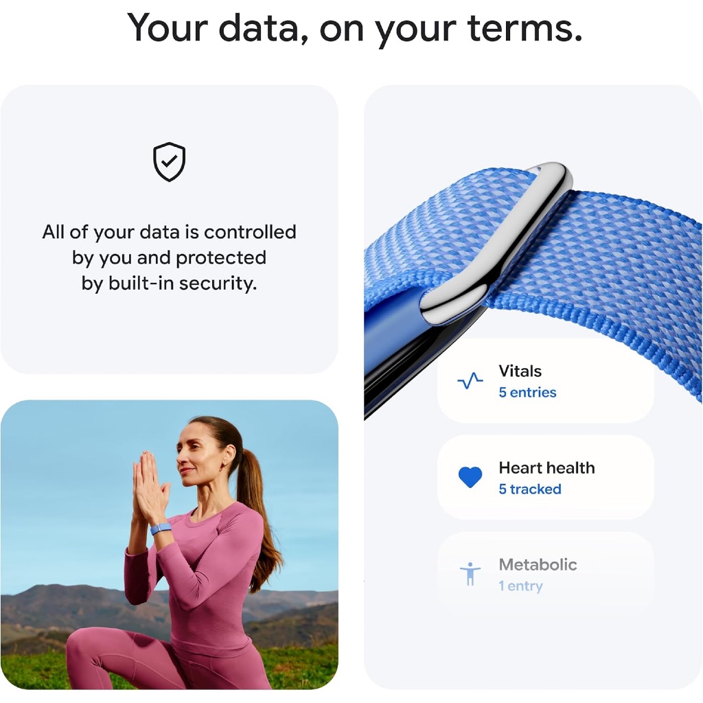 Jual Google Fitbit Air Screenless Activity Tracker with Fitness, Heart ...