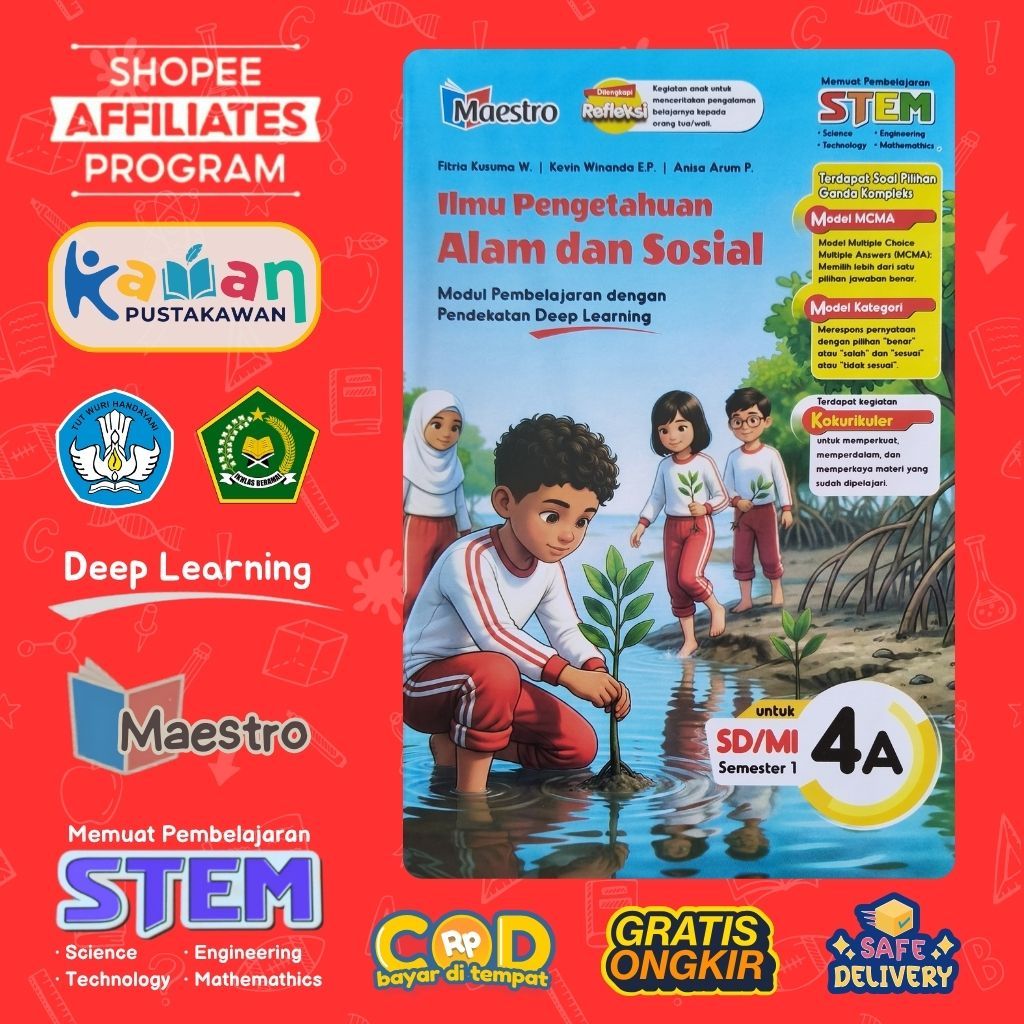 Jual Maestro IPAS Ilmu Pengetahuan Alam dan Sosial Kelas 4 SD/MI Modul ...