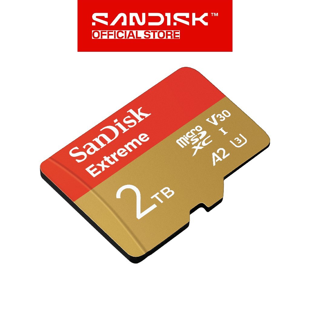 SANDISK microSDXC Extreme 512GB / 1TB / 2TB Class 10 UHS-I A2 V30 U3 4K UHD Drone (Up to 190MB/s) (3)