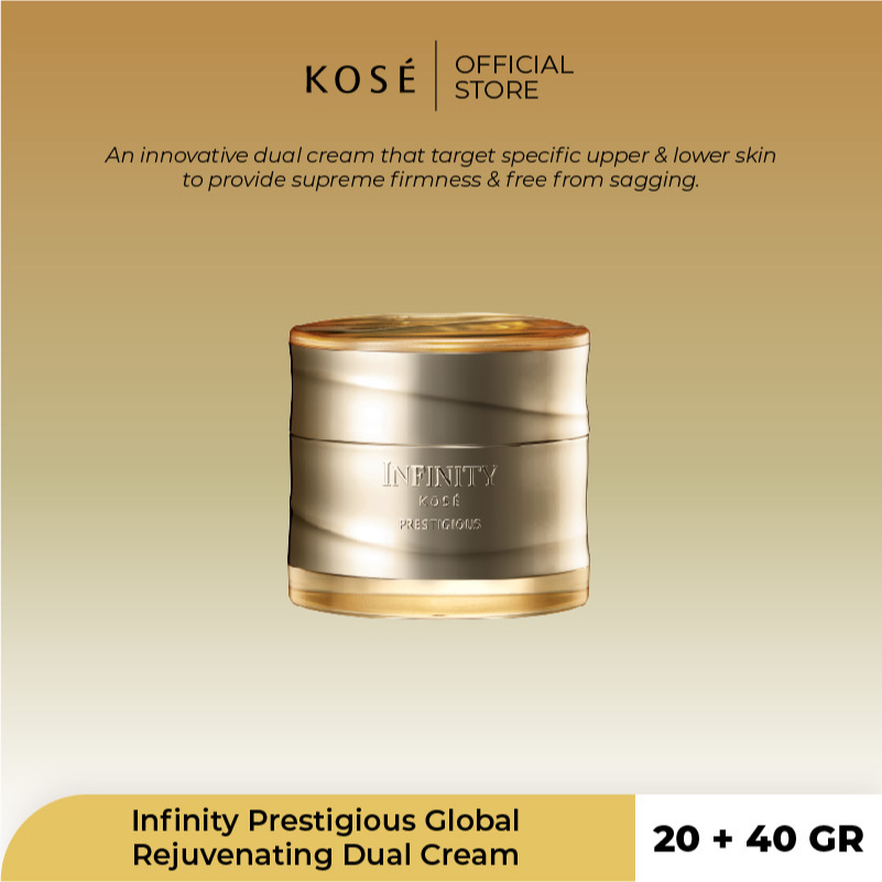 Jual KOSE Infinity Prestigious Global Rejuvenating Dual Cream 60GR