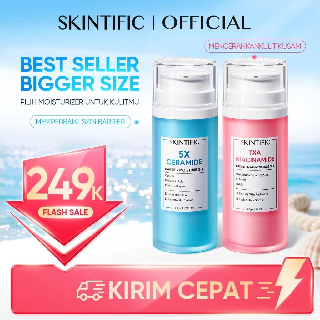 Skintific 80g Moisturizer Niacinamide Brightening