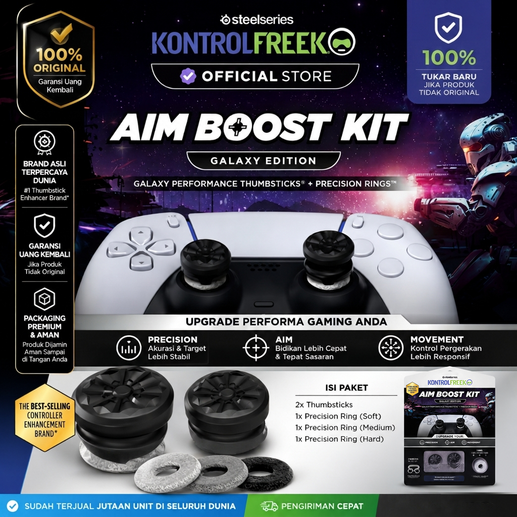Jual KontrolFreek Aim Boost Kit + Precission Rings FPS Galaxy Black ...