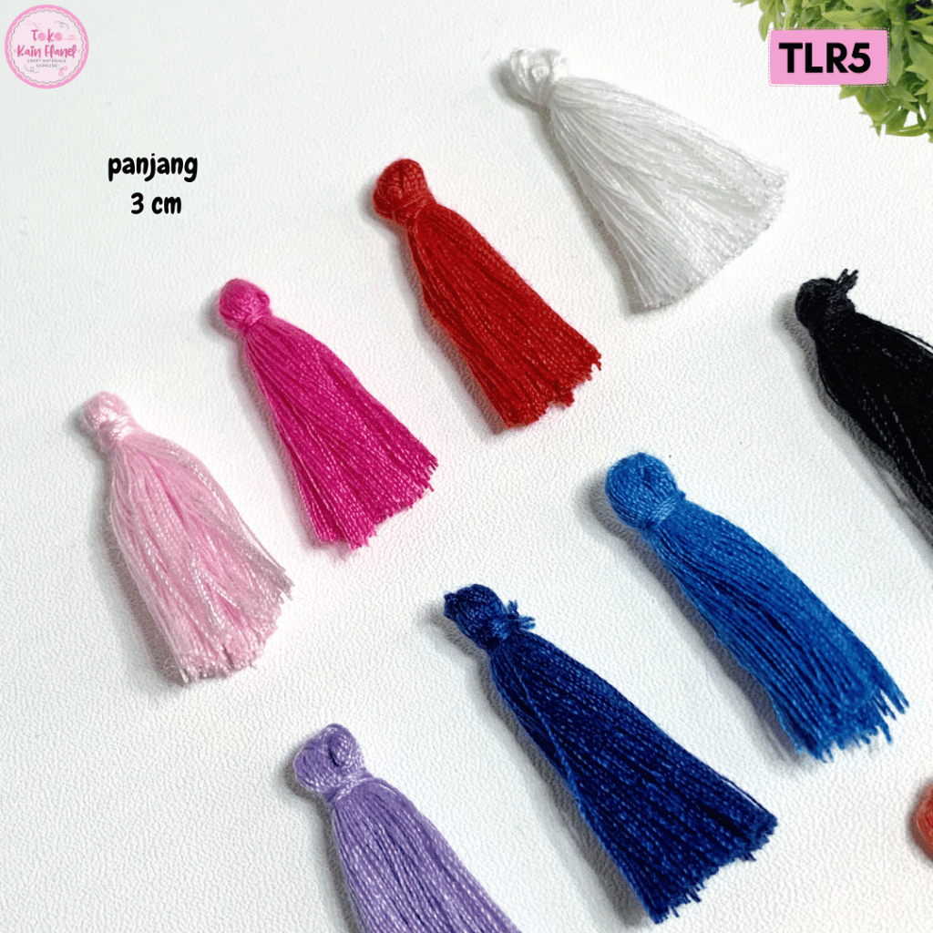 Jual Tlr5 Tali Rumbai / Tassel Kecil Panjang 3cm Per Satuan | Shopee ...