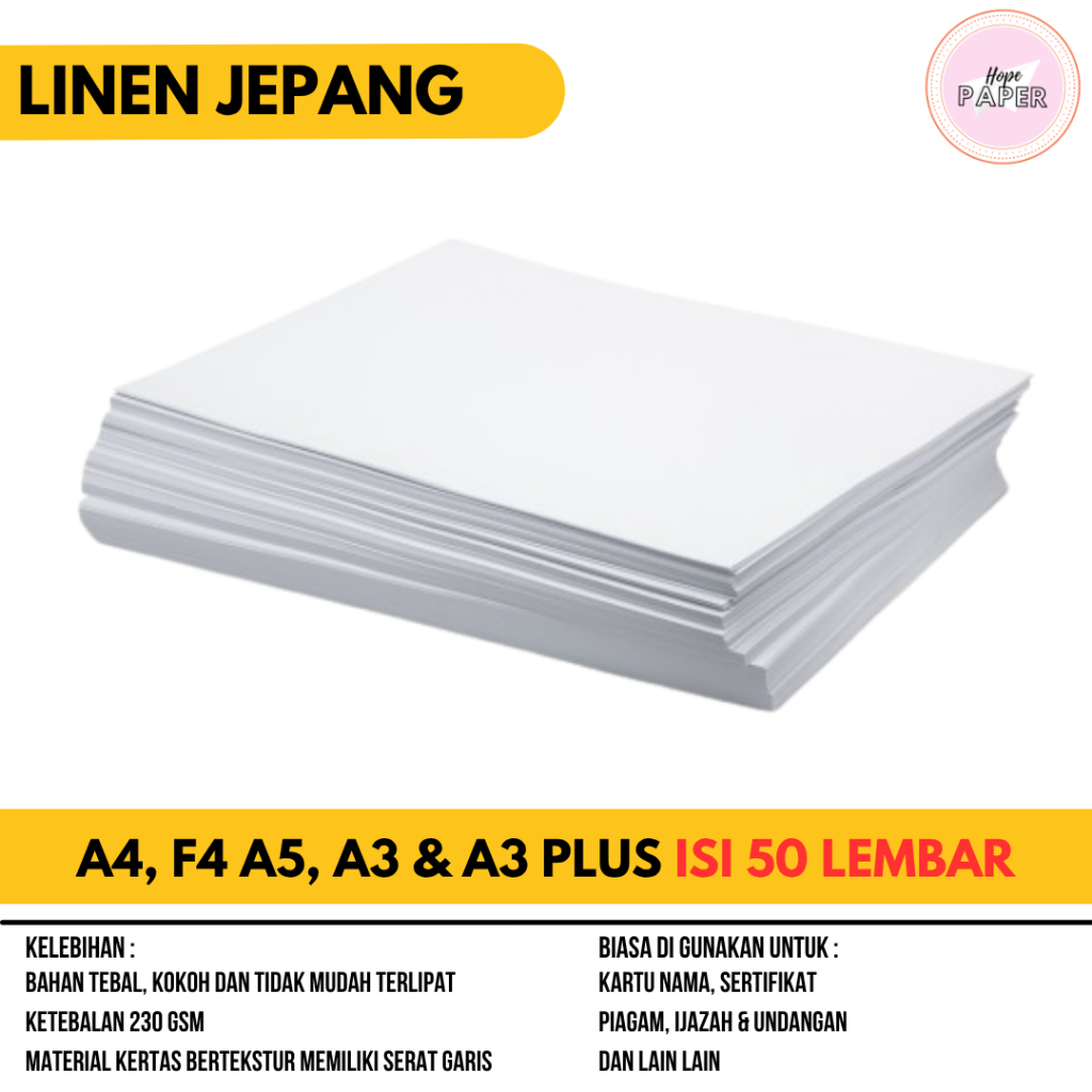 Jual Kertas Linen Terlengkap & Harga Terbaru Juni 2026 | Shopee Indonesia