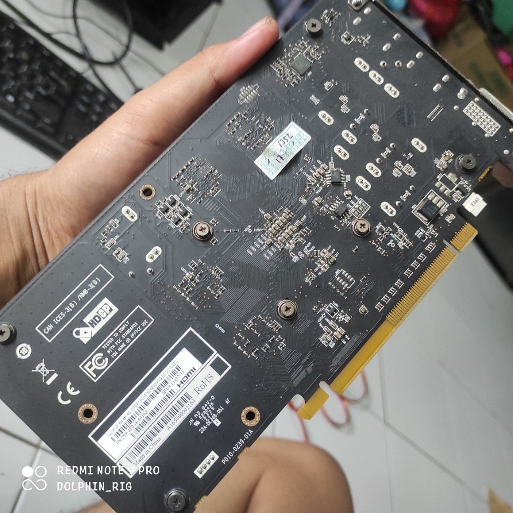 Jual SAPPHIRE | Vga RX 460 4gb 128bit Gddr5 non-pin power | Unit only ...
