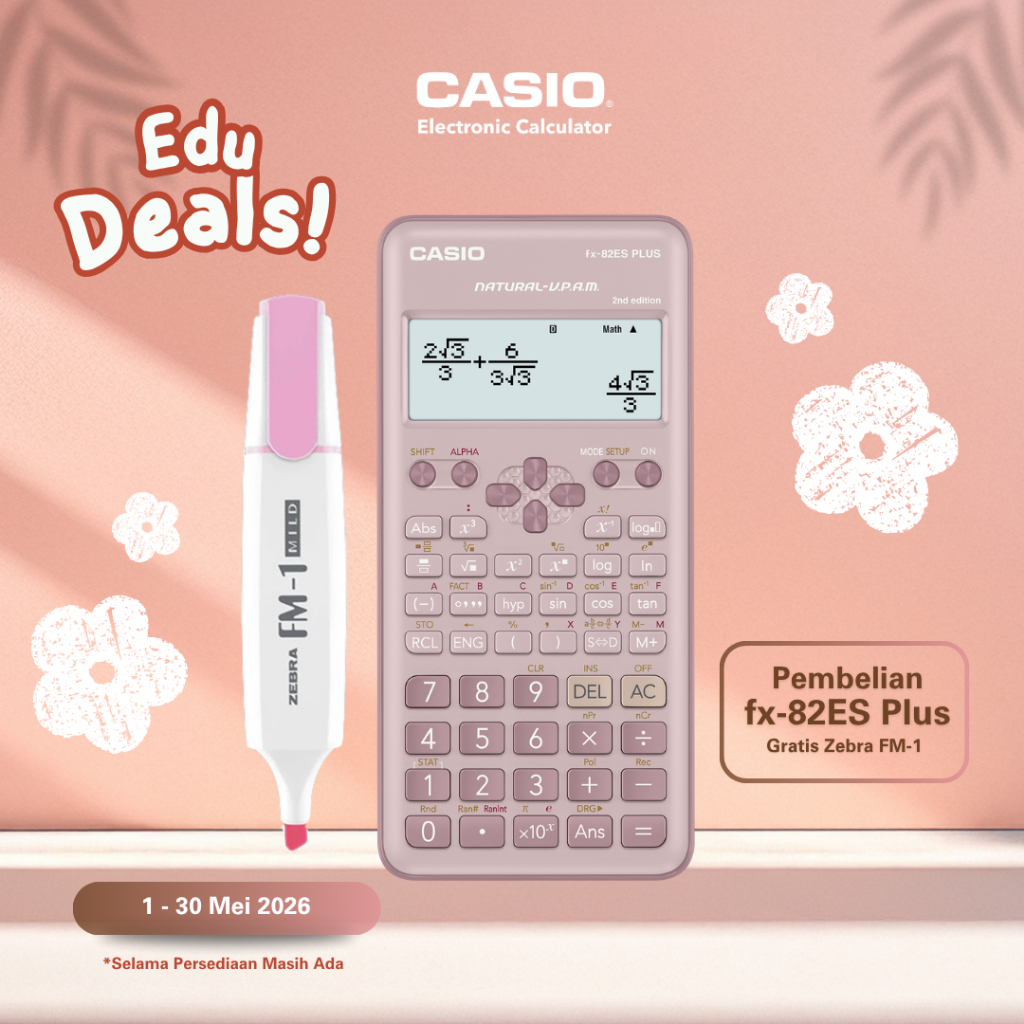 Casio Calculator Scientific ClassWiz untuk SMP / Junior High School Trigonometry FX 350 CW - FX 350 ms - FX 82 ES - FX 350 ES (4)