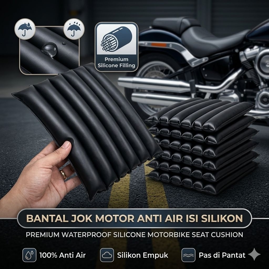 bantal anti air silikon jok motor hidropad