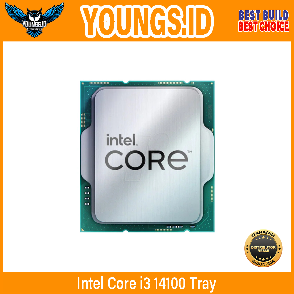Jual INTEL CORE i3 14100 BOX Up to 4.7Ghz 4 Core 8 Thread LGA 1700