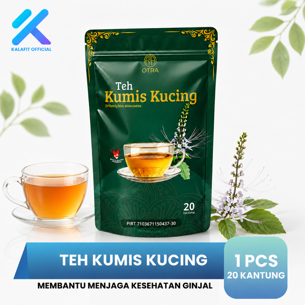 OTRA Teh Kumis Kucing Asli Obat Batu Ginjal Herbal Daun Kumis Kucing 20bags