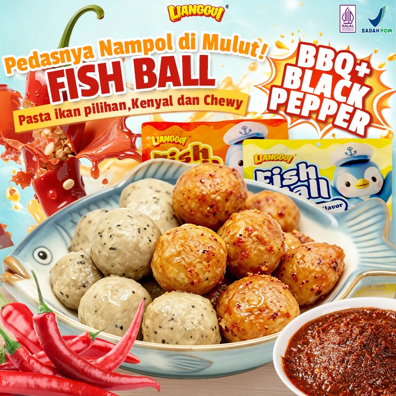 Jual LIANGGUI- Fish Ball Snack Halal | Seafood Cemilan Meal Replacement ...