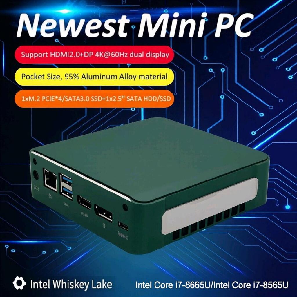 Mini PC MU01 8665U Intel Core i7 RAM 8GB / ROM 512GB SSD Windows 11 Pro