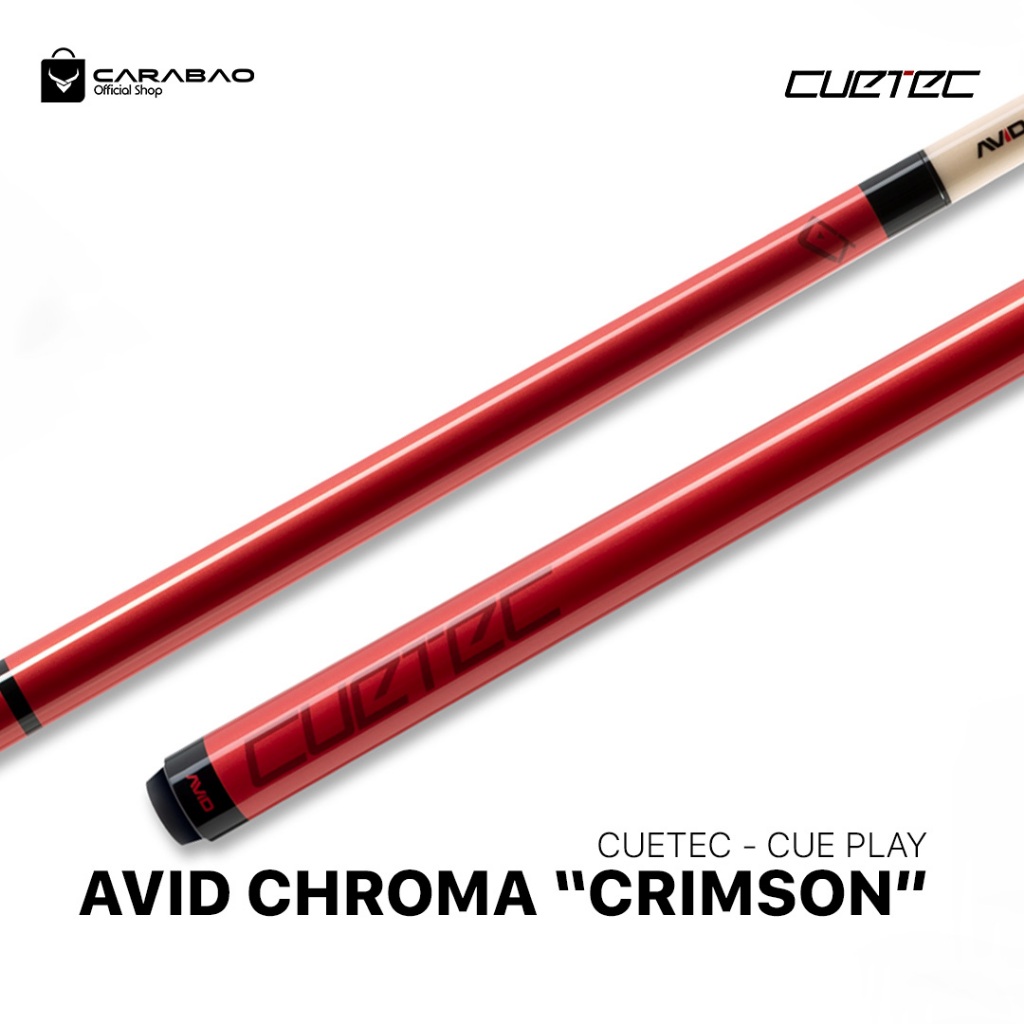 ビリヤードキューAVID Chroma 12.75 限定モデル Jual CUETEC AVID CHROMA CRIMSON 12.75 / 11.75 CUE STICK BILLIARD