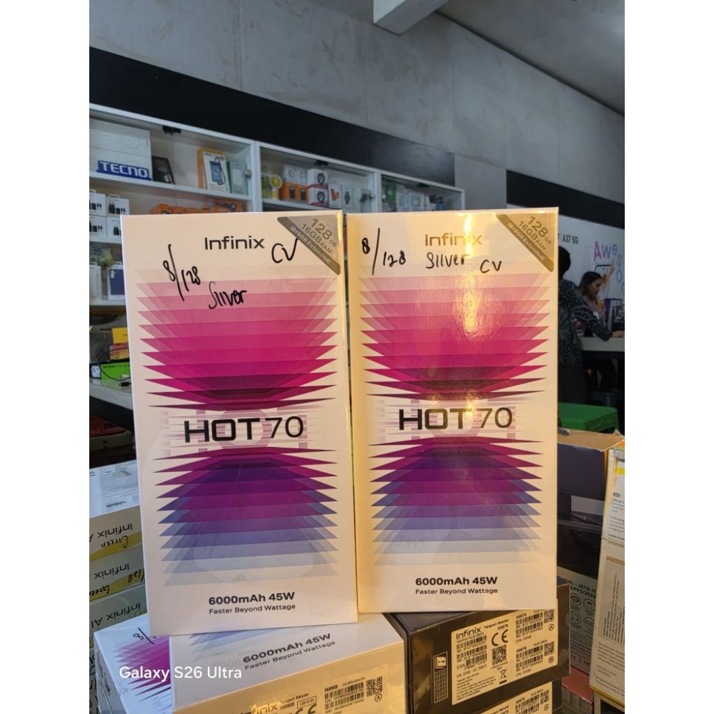 INFINIX HOT 70 RAM 8+8/128GB GARANSI RESMI INFINIX