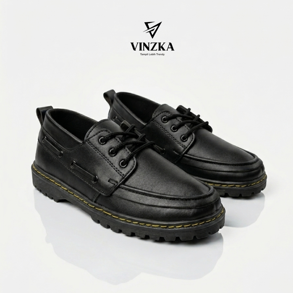 Jual VINZKA Sepatu Docmart Casual Pria Korean Style Oxford Stylish Sol ...