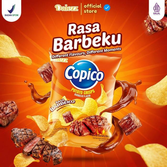 Jual COPICO CHIPS Snack Cemilan Kentang Original Rumput Laut Keju Bbq ...