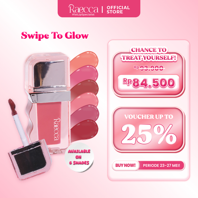 Jual Raecca Swipe To Glow - Rekomendasi Lipgloss Clear Memperbaiki Lip ...