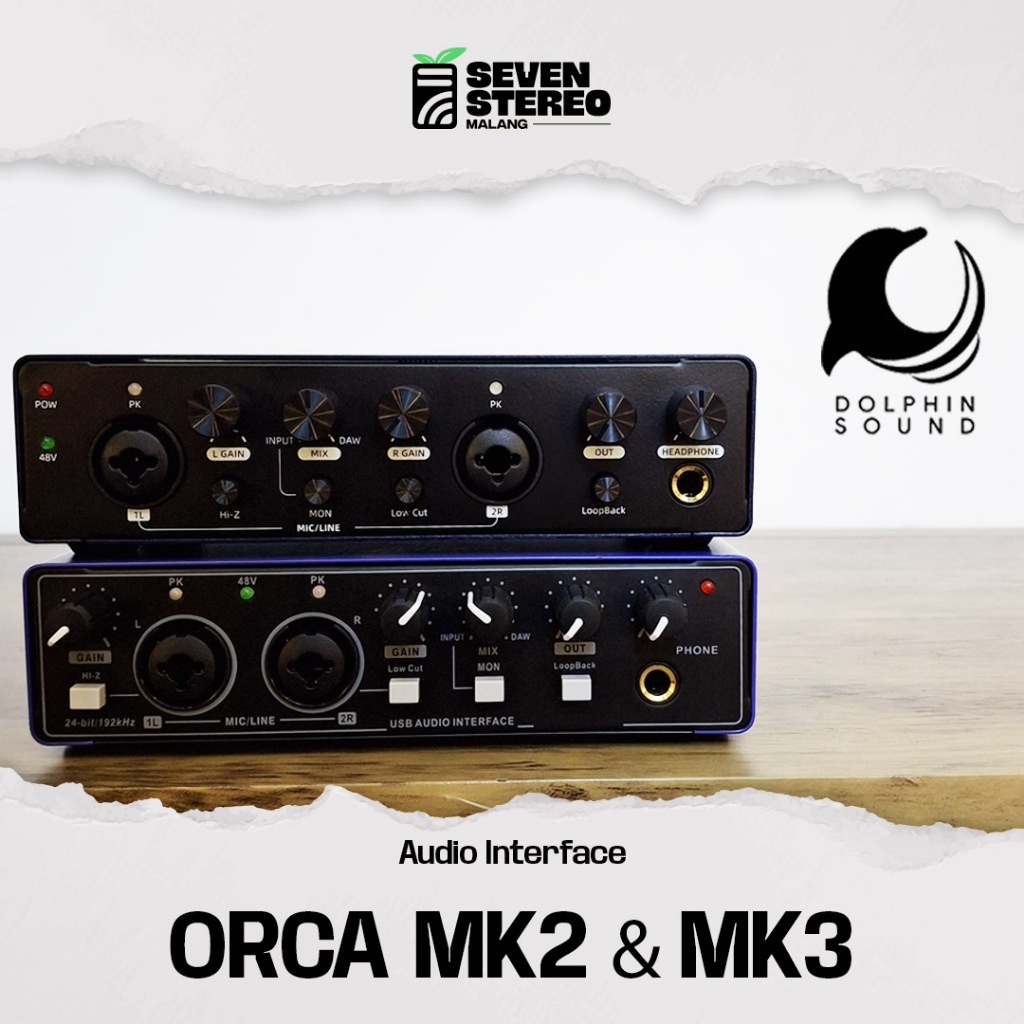 Jual Dolphin Sound DS ORCA Soundcard Recording Dolphin Orca MK2 MK3 ...