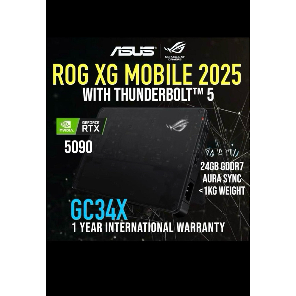 Jual ASUS ROG XG Mobile 2025 Thunderbolt 5 eGPU RTX 5090 | Shopee Indonesia