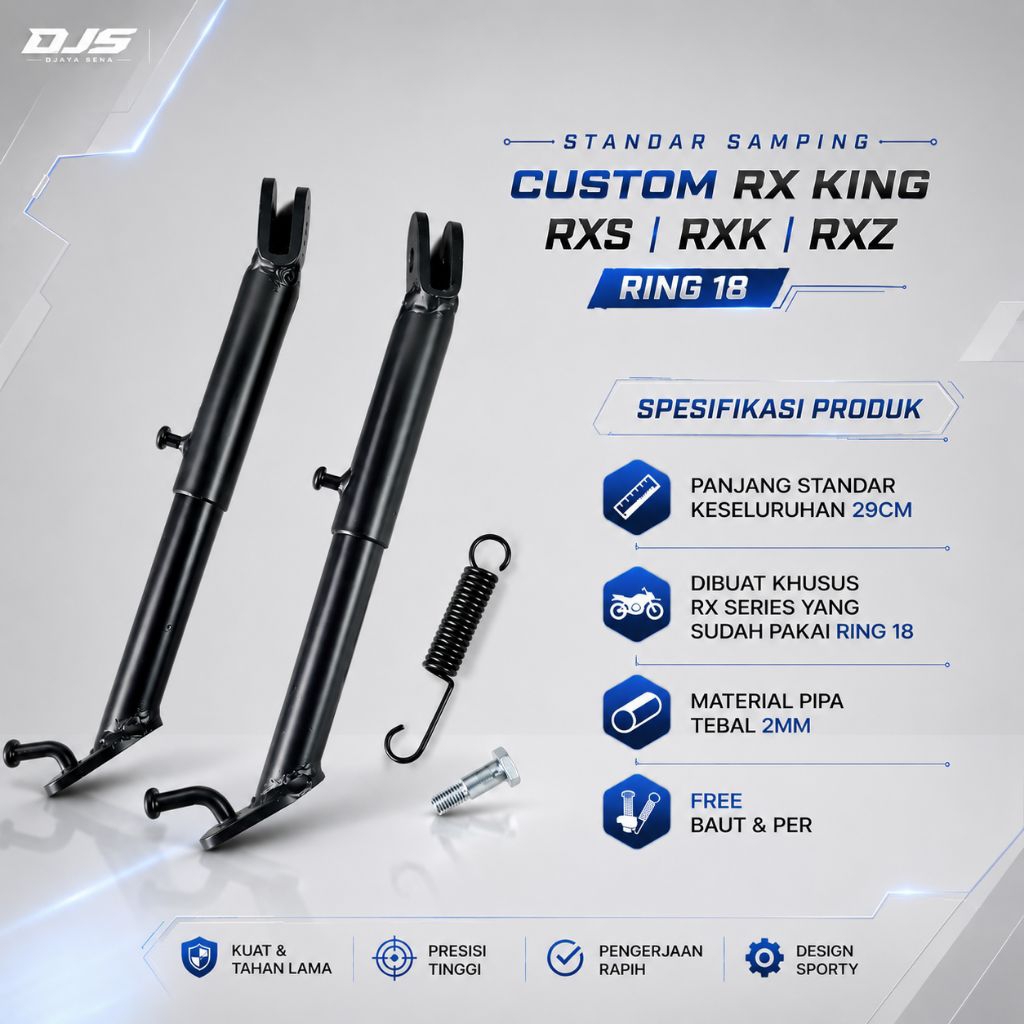 Jual Standar Samping Custom Rx king Rxz Rxs Rxk Ring 18 Include Baut ...