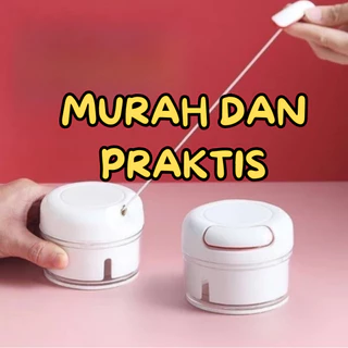 (fashionstar9) Blender Chopper 2L Stainless Food Processor Penggiling Daging Bumbu Buah Sayur Portable