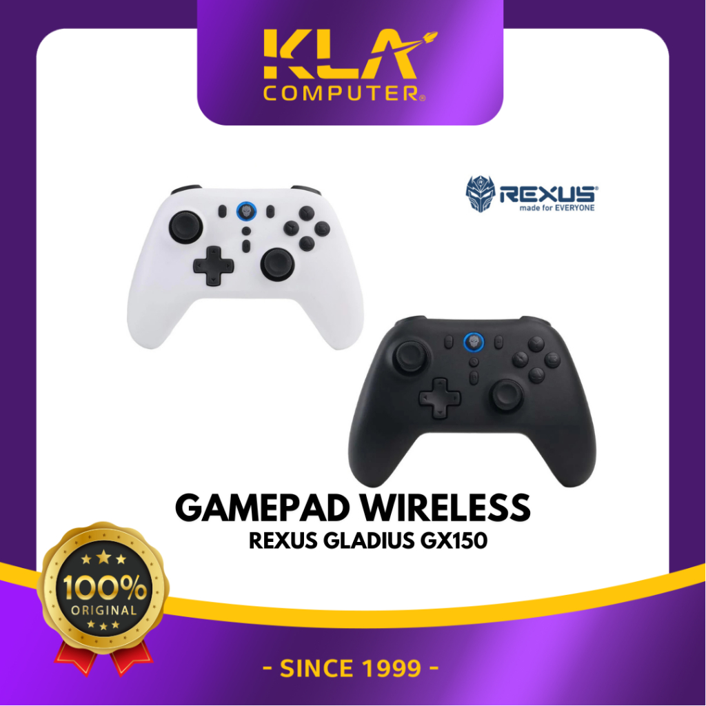 Jual REXUS GAMEPAD WIRELESS GLADIUS GX150 - MULTI PLATFORM WIRELESS ...