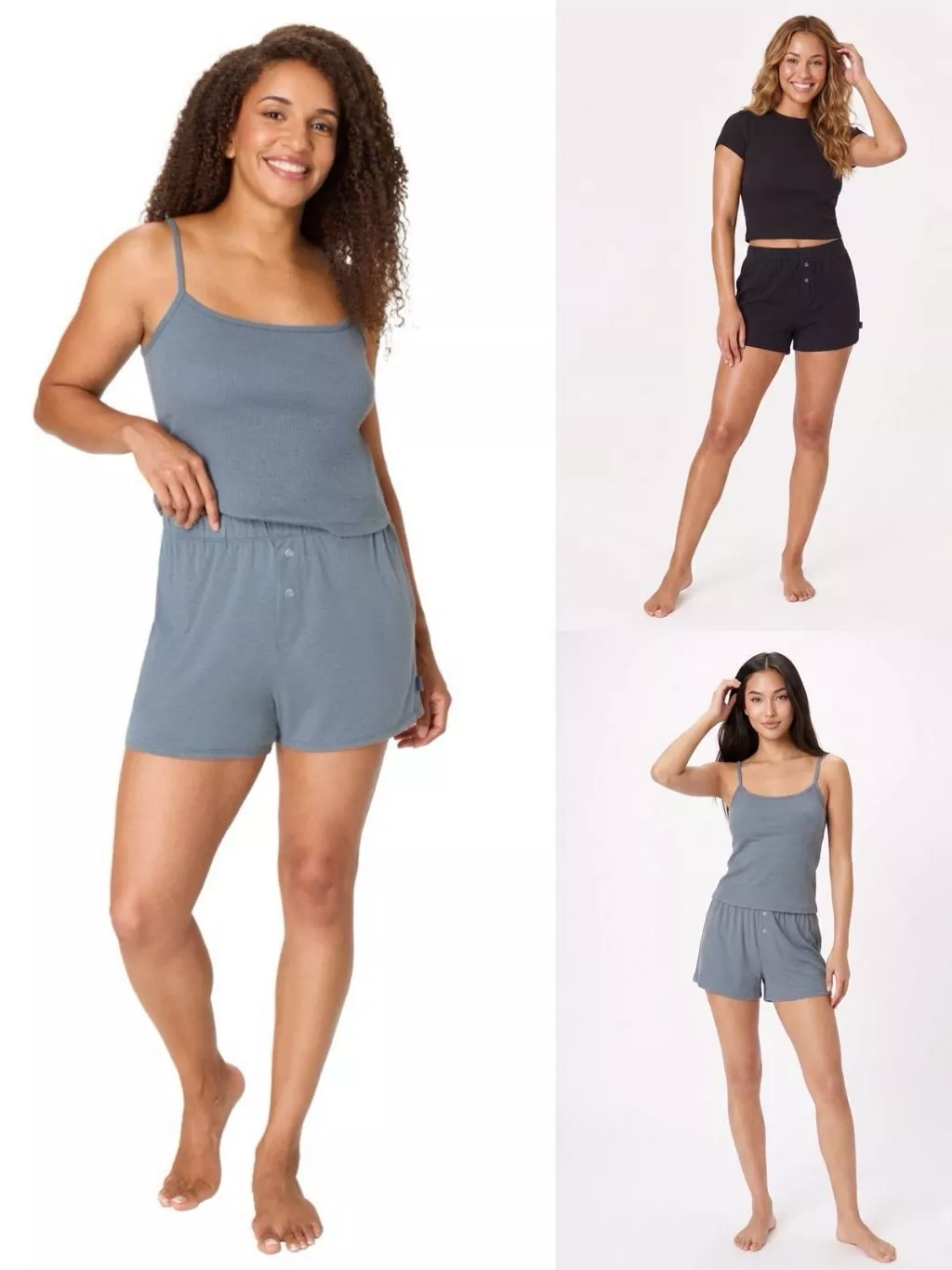 Celana Pendek Boxer Wanita HNS Women's SuperSoft Comfywear Jersey Sleep Shorts - 2511