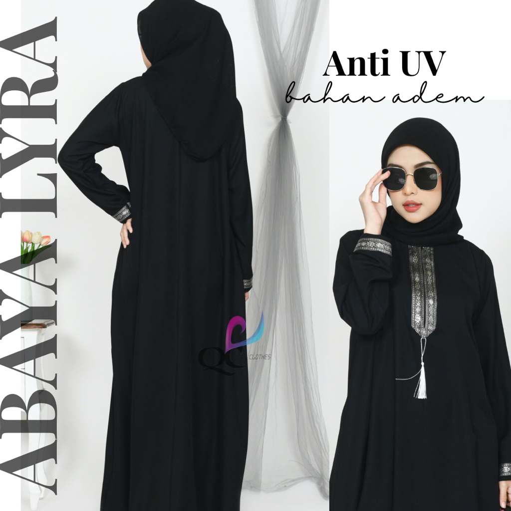 ABAYA LYRA ARABIAN STYLE renda bordir gamis terbaru